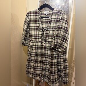 Ganni dress with pockets